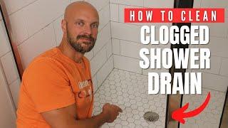 How to CLEAR a CLOGGED SHOWER DRAIN without Harsh Chemicals