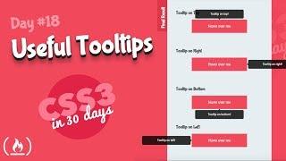 Useful Tooltips: CSS Tutorial (Day 18 of CSS3 in 30 Days)