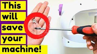 How to open the Mini Sewing Machine | The ultimate beginner friendly mini sewing machine tutorial !