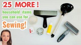 Unbelievable! 25 More Household Items for Sewing Tools