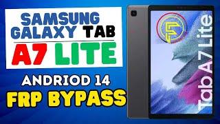 New Method Samsung Galaxy Tab A7 Lite Frp Bypass | SM-T227U Frp bypass | Andriod 14
