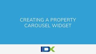 Creating a Property Carousel Widget