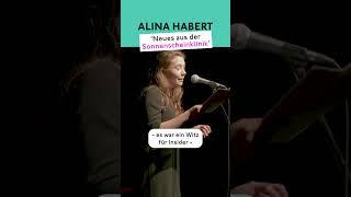 Alina Habert - Sonnenscheinklinik | Poetry Slam TV  #shortsyoutube #comedy #poetryslam