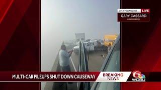 Man stuck on Causeway Bridge describe chaotic conditions as drivers stranded