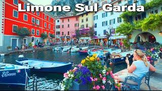 Limone Sul Garda Italy Virtual Walking Tour in Stunning 4k 60fps (July 2024)