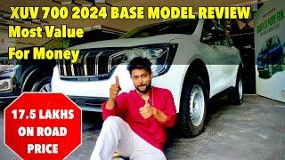 MAHINDRA XUV 700 new 2024 ( BASE MODEL MX ) DETAILED REVIEW Malayalam