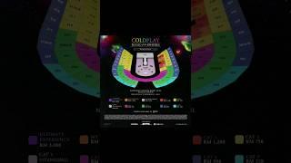 Official Coldplay #kualalumpur  concert ticket prices 22 Nov2023! See you there! #coldplay #concert