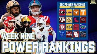 Chris Phillips' 2024 Week 9 SEC Football POWER RANKINGS