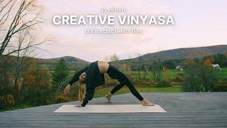 45 Minute Creative Vinyasa | challenging, well rounded ladder flow