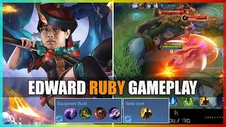 EDWARD HOW TO RUBY IN EXP LANE | MLBB