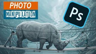 Photo manipulation rhino photoshop