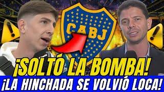 ESTALLÓ AHORA! MIREN LO QUE ÉL DIJO! ¡SORPRENDIÓ A TODOS! NOTICIAS DE BOCA JUNIORS HOY