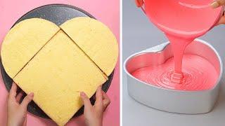 Fancy HEART Cake Decorating Ideas For Your Lover | So Yummy Cake Decorating Tutorials | Cake Style