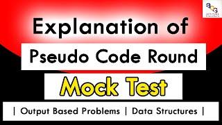 Explanation of Pseudo Code Mock Test | Pseudo Code MCQ's Problems | Capgemini Pseudo Code Questions