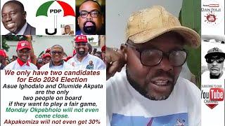 Edo Election, Asue Ighodalo and Olumide Akpata are the only two people on board, Monday Okpebholo