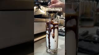 Iced mocha today? #asmr #coffee #mocha