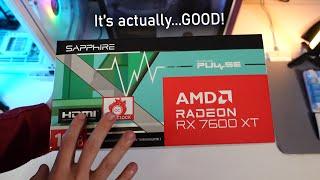 This is actually...good! Sapphire RX 7600XT Pulse Unboxing & Showoff