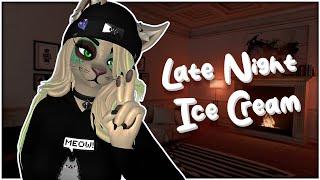 Lover Enjoys Late Night Ice Cream With You // (Furry ASMR) | Soft Eating Sounds | Soft Spoken |