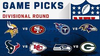 Divisional Round Game Picks | NFL 2019