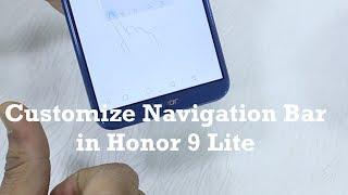 Honor 9 Lite: How to Hide & Customize Navigation Bar [Hide]