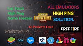 All Emulator Lag stuck , High Ping, Game Freezes Problem fixed #gameloop#smartgaga#bluestack 2021