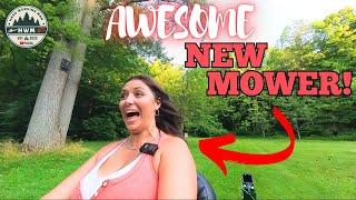 AWESOME New Zero Turn Lawn Mower! Must See! WOW! So Fast!