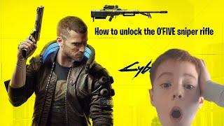 How to get the FREE!!! O'Five sniper rifle in Cyberpunk 2077!!!!