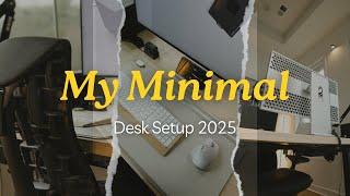 Minimal Desk Setup 2025 | Clean & Functional Desk Tour