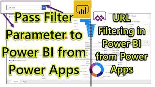 Filter Power BI Report Based on the Selected Value from Power Apps | Power BI and Power Apps