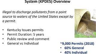 1.3 Clean Water Act : Kentucky Pollutant Discharge Elimination System