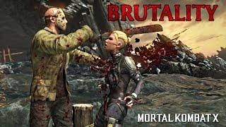 MORTAL KOMBAT X · Jason Voorhees - ALL BRUTALITIES [HD] 60fps | MKX