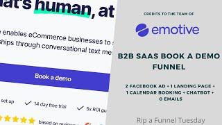 B2B SaaS Book a Demo Funnel