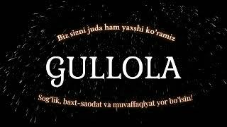 Gullola ismiga video