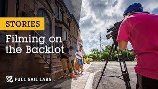 Filming on the Backlot | Full Sail Labs