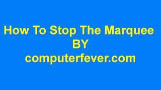 html-How To Stop Marquee in html-lecture10