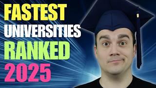 Fastest Universities in 2025 Ranked! (6 Month Bachelor's Degrees)