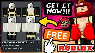 FREE ACCESSORIES! HOW TO GET Champion & Knockout Boxer OUTFITS! (ROBLOX KSI EVENT)