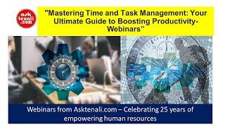 "Mastering Time and Task Management: Your Ultimate Guide to Boosting Productivity"