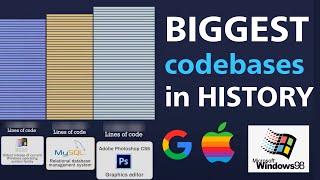 BIGGEST Codebases in History - Can YOU guess the largest?