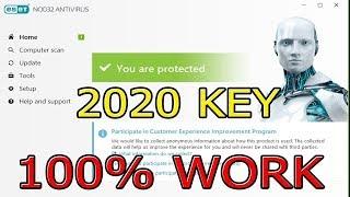 Eset Nod32 antivirus 12.1.34.0 2019 - license key valid up to 2020