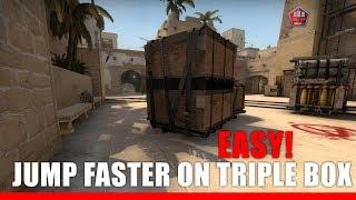 CS:GO - TRICK Jump Faster on Triple Box Mirage