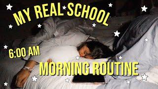 my REAL school morning routine