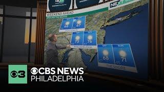 Dry weather continues as temperatures in Philadelphia region warm up this weekend