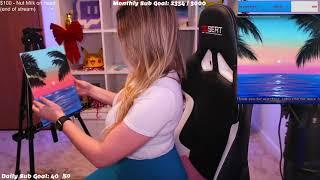 Nicole shows off her impressive art Twitch TheNicoleT