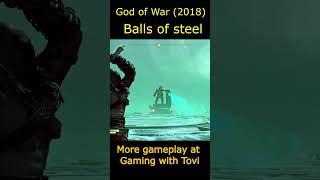 He really does have balls of steel - God of War (2018) #shorts