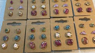 UV Resin Stud Earrings in Bulk Tutorial