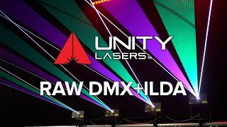 DMX Lasers | Unity RAW DMX+ILDA Series - 1.7-10W Full Color RGB Lasers