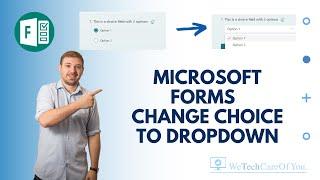 Microsoft Forms - Change choice field to dropdown