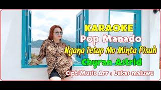 Karaoke || Ngana Tetap Mo Minta Pisah || Chyran Astrid || SLpro Studio