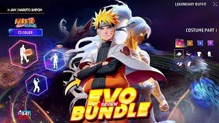 NARUTO LEGENDARY BUNDLE FULL REVIEW FF | LESS IS MORE EVENT FF | FREE FIRE NEW EVENT | FF NEW EVENT